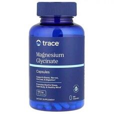 Гліцинат магнію Magnesium Glycinate 120 мг Trace 180 капсул - Фото