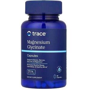 Гліцинат магнію Magnesium Glycinate 120 мг Trace 90 капсул