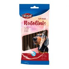 Ласощі для собак Rotolinis з яловичиною 120 г (12 шт.) - Фото
