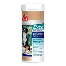 Excel Brewers Yeast 8in1 для крупных собак 80 таблеток/300ml - Фото