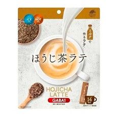 Лате зі смаком чаю Ходжіча Hojicha Latte з GABA 140 г (14 шт. x 10 г) - Фото