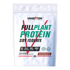 Протеїн Соєвий ізолят Full plant protein шоколад ТМ Вансітон / Vansiton 900г - Фото