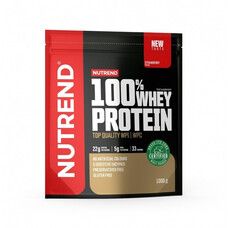 100% Whey Protein полуниця ТМ Нутренд/Nutrend 1000 г - Фото