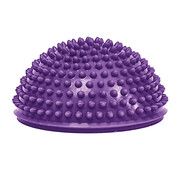 Полусфера балансировочная мягкая массажная с шипами Fit Guide фиолетовая 16 см - Фото