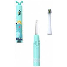Электрическая зубная щетка ТМ Вега / Vega Kids VK-500B (бирюзовая) - Фото