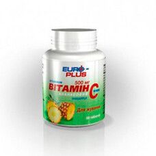 Витамин С жевательные таблетки с ананасовым вкусом 500 мг N50 - Фото