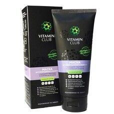 Маска для поврежденных волос с природным кератином и комплексом витаминов 200 мл ТМ VitaminClub - Фото