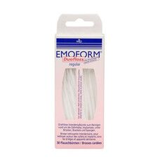 Зубные нити Emoform Duoflos обычные 30 шт - Фото