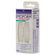 Зубные нити Emoform Triofloss экстра-мягкие 100 шт - Фото
