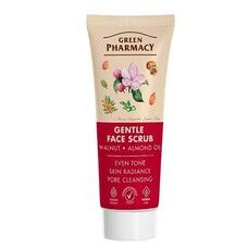 Ніжний скраб для обличчя Green Pharmacy Горіховий 75 мл - Фото