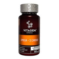 Вітаджен N11 Омега-3 Кардіо / Vitagen Omega-3 Cardio капсули №60  - Фото