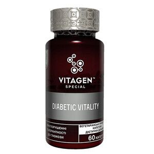Вітаджен N14 Діабетик Віталіті / Vitagen Diabetic Vitality капсули №60 