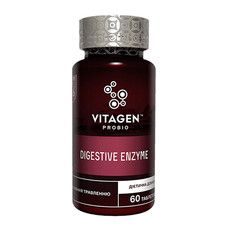 Витаджен N16 Дигестив Ензим / Vitagen Digestive Enzymes таблетки №60 - Фото