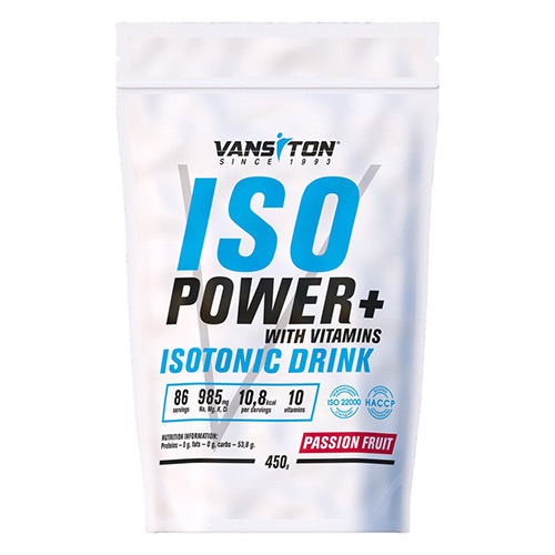Ізотонік «ISO Power» 450 г Маракуя ТМ Вансітон / Vansiton