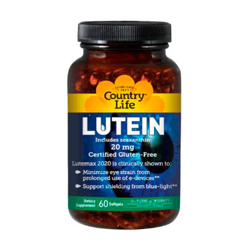 Лютеин 20 мг 60 капсул ТМ Кантри Лайф / Country Life 
