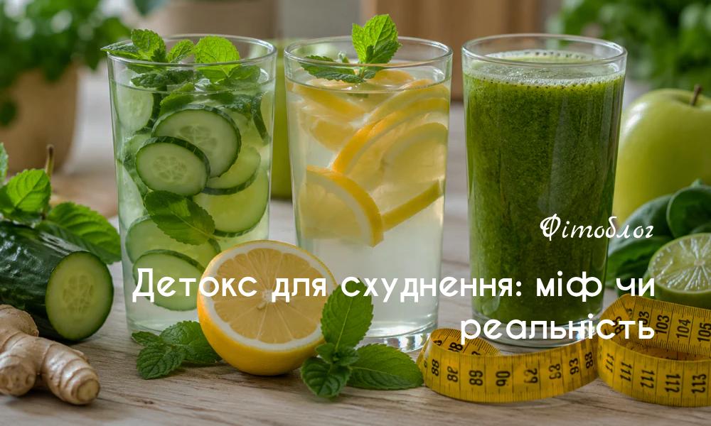 Детокс для схуднення: міф чи реальність
