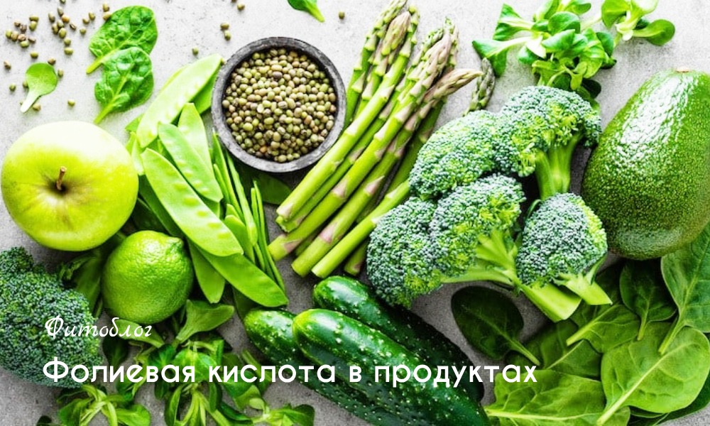 Фолиевая кислота в продуктах