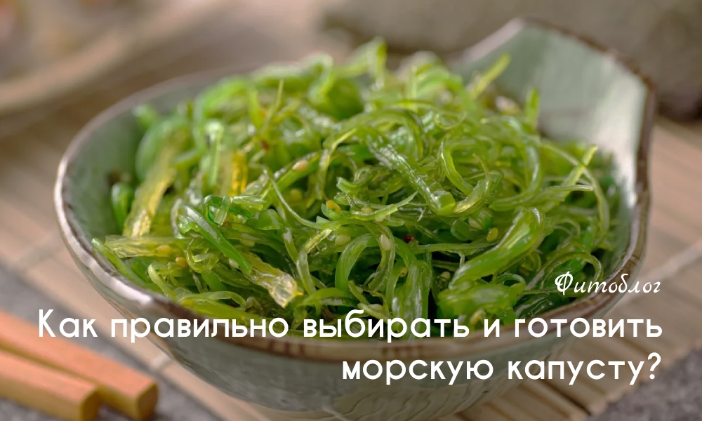 >Как правильно выбирать и готовить морскую капусту?