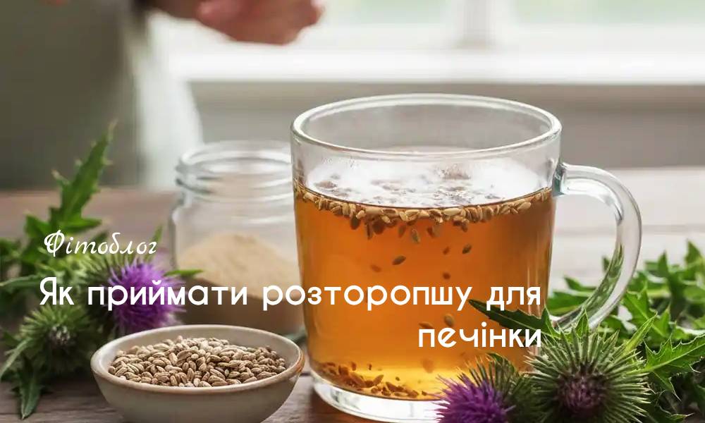 Як приймати розторопшу для печінки