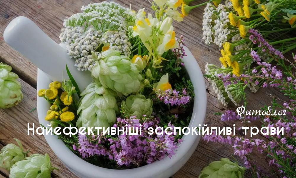 Найефективніші заспокійливі трави