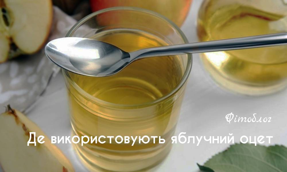 Де використовують яблучний оцет