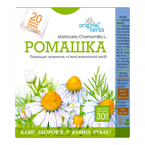 Фіточай Ромашка фільтр-пакети 1,5г №20