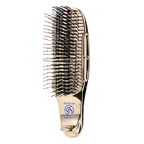 Розчіска для волосся Scalp Brush World Premium Short (шампань золото) 