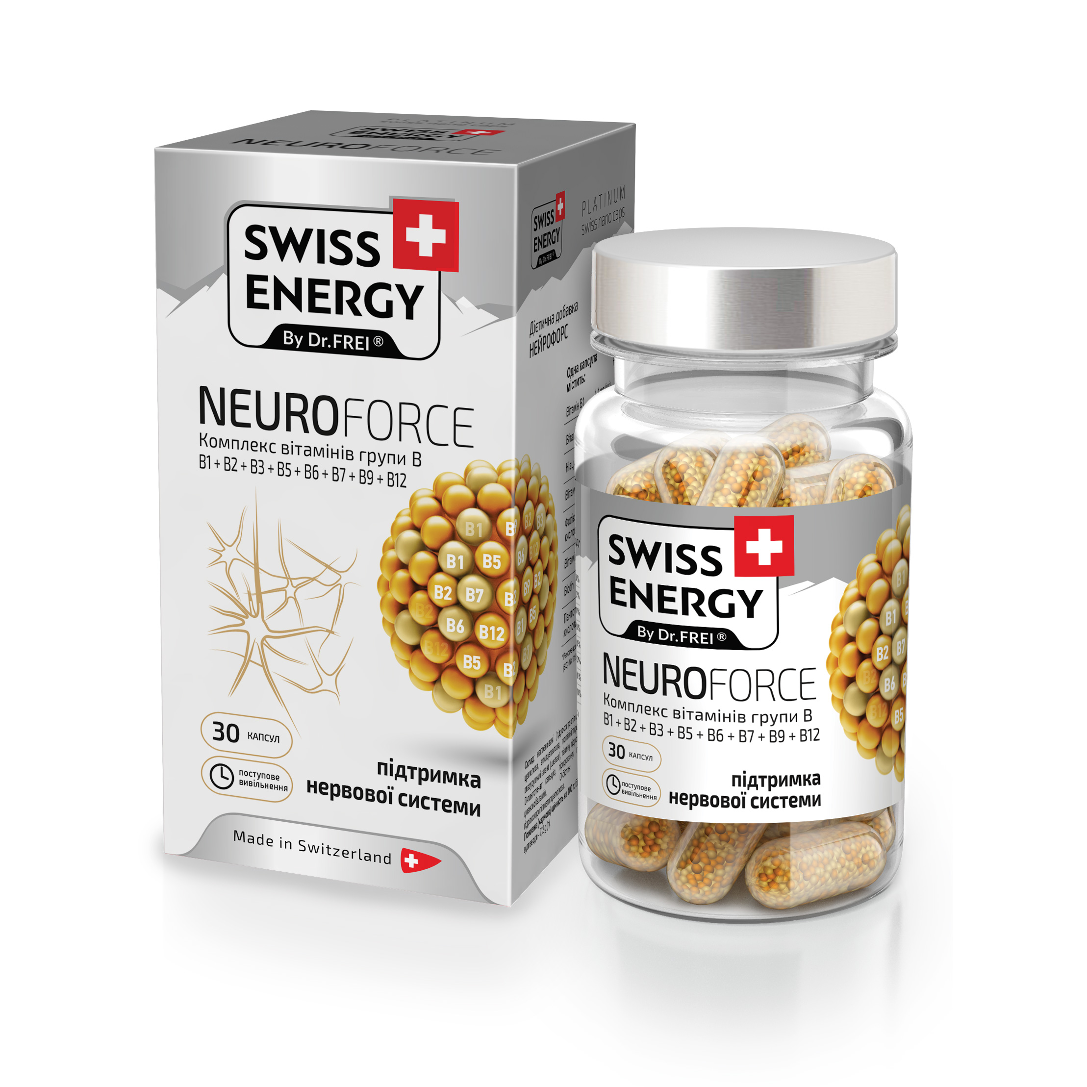 Витамины Swiss Energy Neuroforce капсулы №30