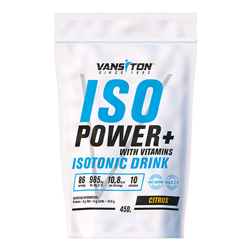 Изотоник ISO Power 450 г Цитрус ТМ Ванситон / Vansiton