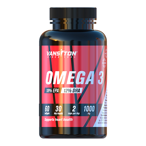 Омега-3 (Omega-3) №60 капсул ТМ Вансітон / Vansiton 